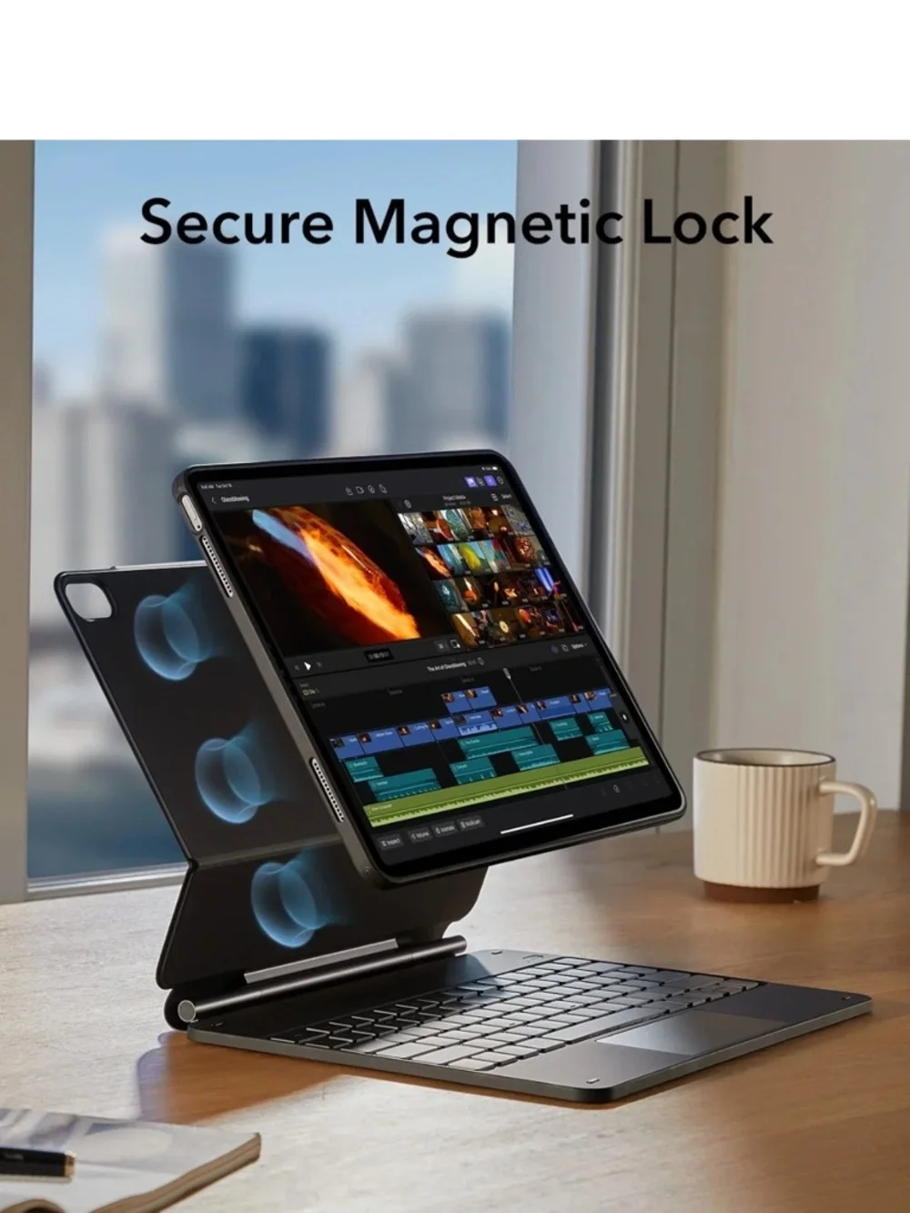 Magnetic Keyboard Case 360 for iPad Air 13